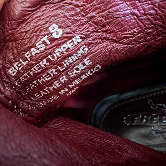 Freebird Belfast Leather Calf Hair Leopard Brown Strappy Buckle Boots Size 8 - Picture 8 of 10